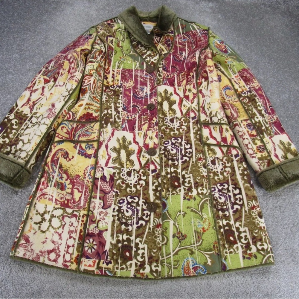 CHICO’S ABSTRACT COAT NWT - Picture 2 of 15